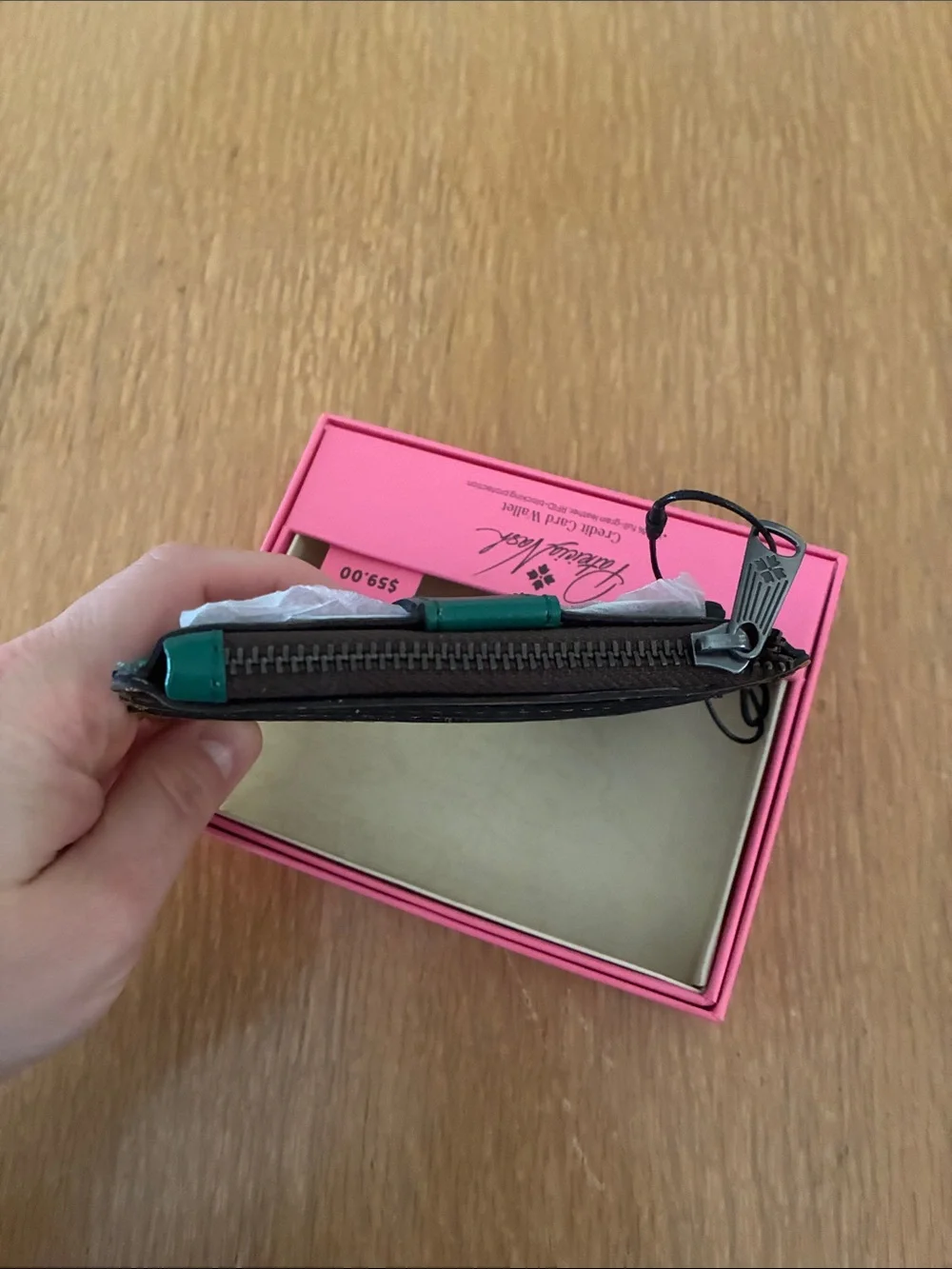 NWT Patricia Nash Leather Credit Card Wallet